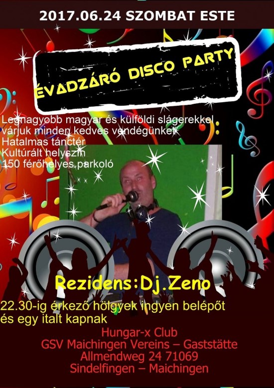 Hatalmas évadzáró Stuttgati Party