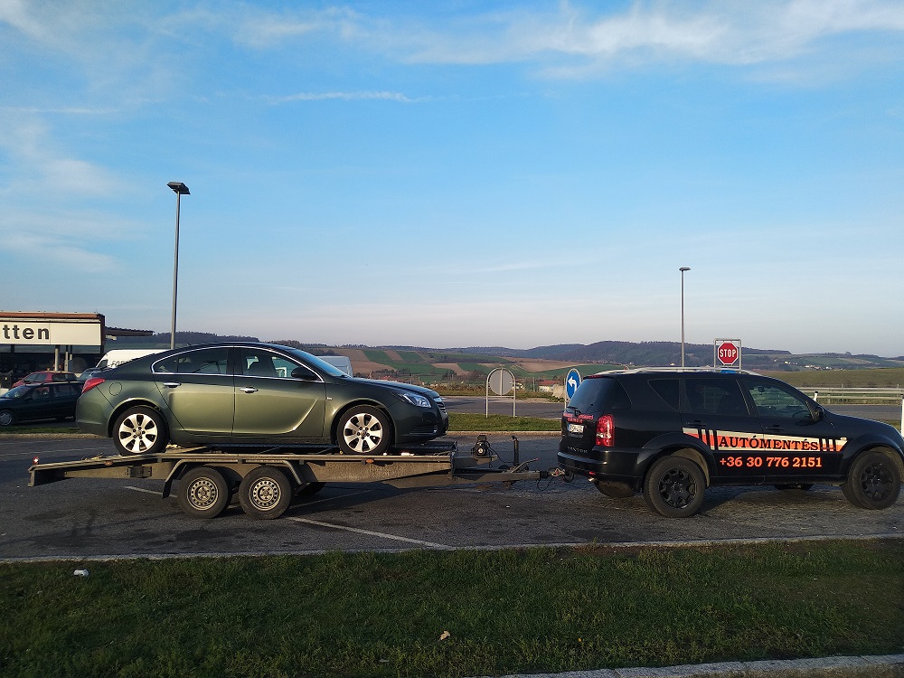 Non stop autómentő Magyarország - Németország - Magyarország